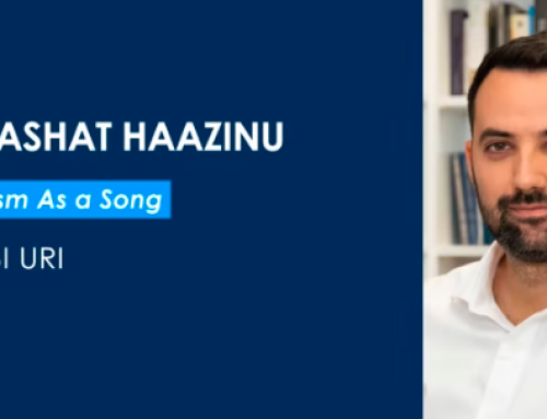 Haazinu – Judaism As a Song