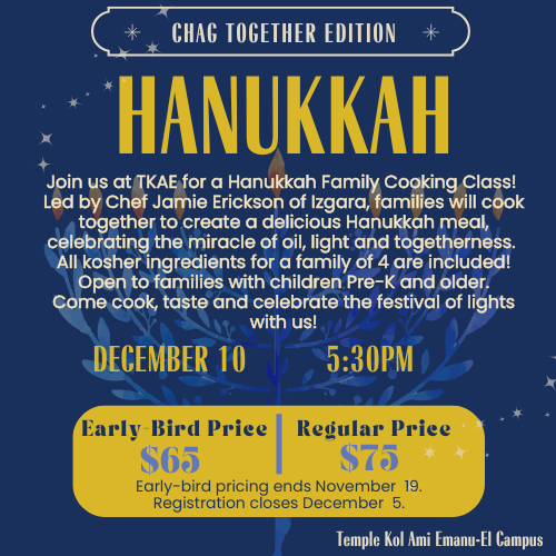 Hanukkah Family Cooking Class!