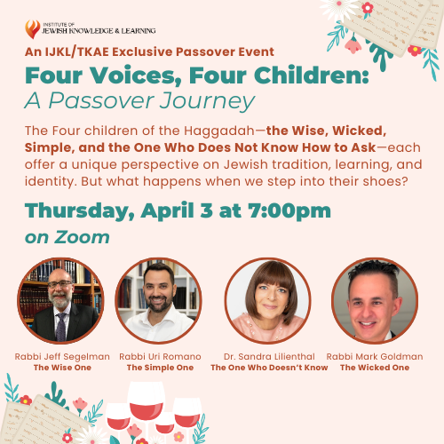 Four Voices, Four Children: A Passover Journey