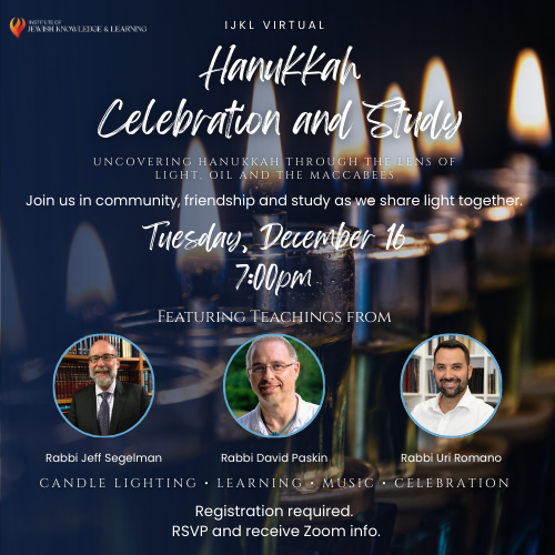 Hanukkah Celebration and Study