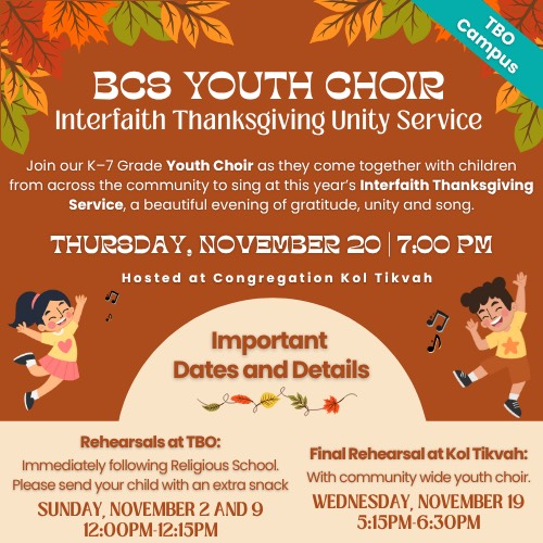 BCS Youth Choir - Interfaith Thanksgiving Unity Service