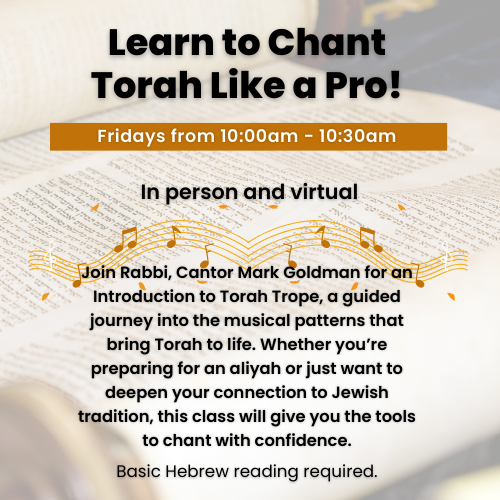 Torah Trope: Learn to Chant Torah Like a Pro