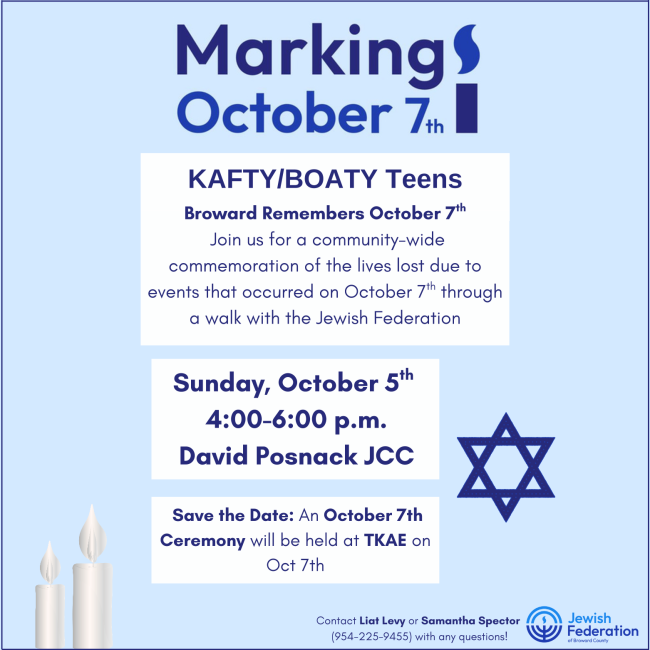 Marking October 7th