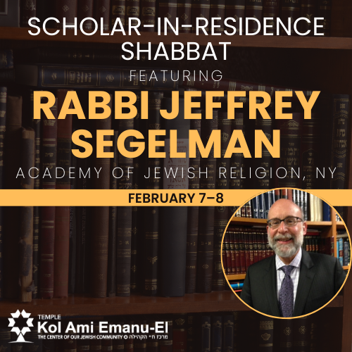 Scholar-in-Residence Shabbat