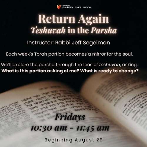 Return Again: Teshuvah in the Parsha