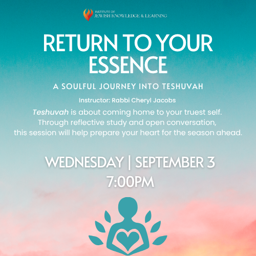 Return to Your Essence: A Soulful Journey into Teshuvah