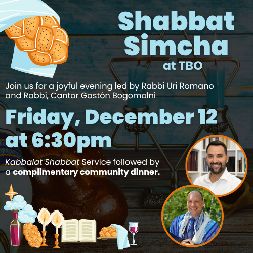 Shabbat Simcha at TBO