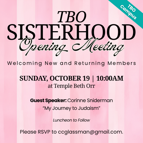 TBO Sisterhood Opening Meeting