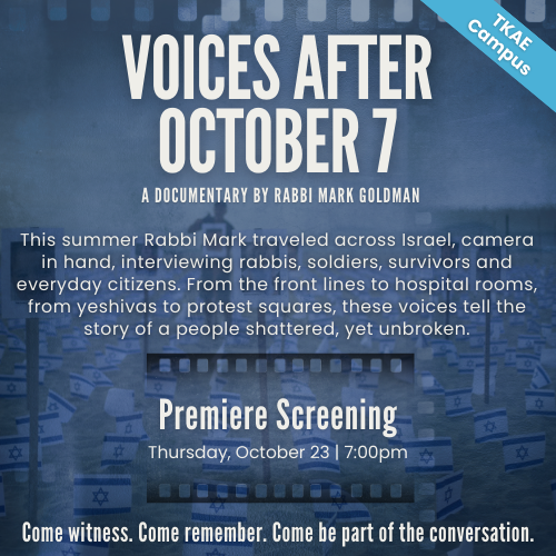 Voices After October 7