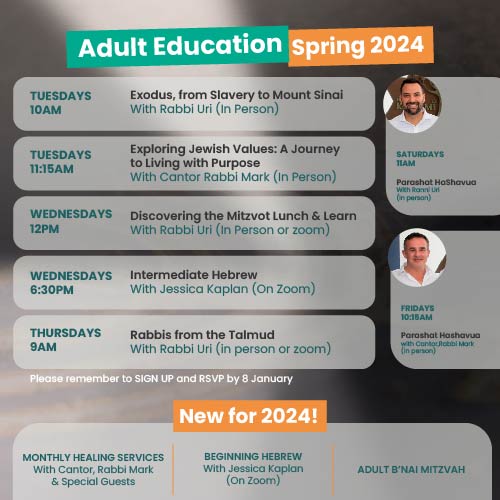 Adult Education Spring 2024