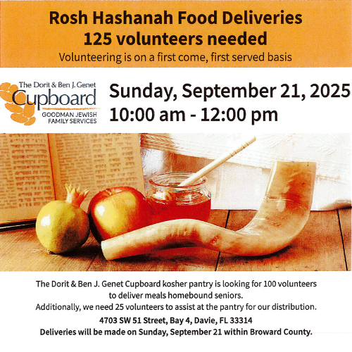 Rosh Hashanah Food Deliveries
